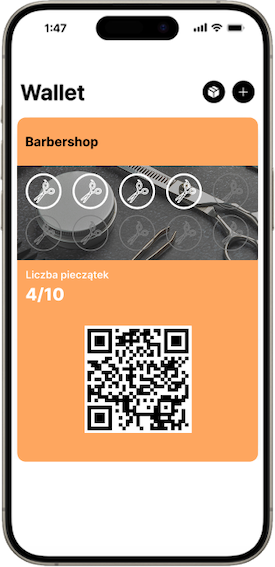 Karta z cyfrowymi stemplami